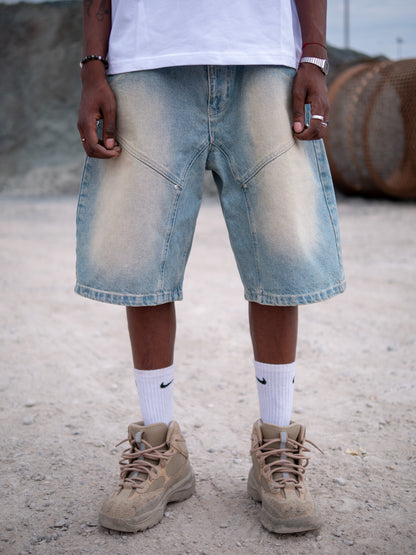 Denim Shorts - Blue