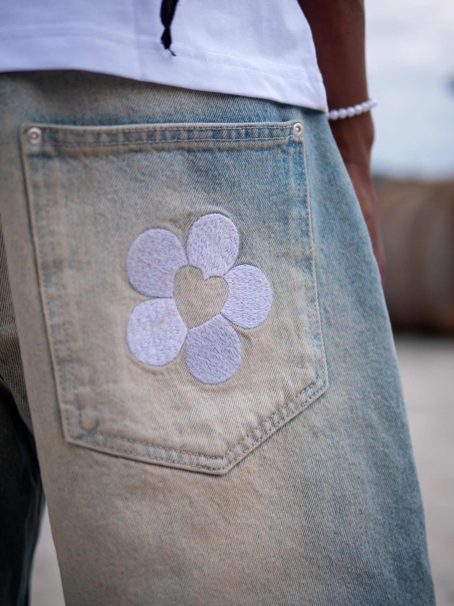 Denim Shorts - Blue